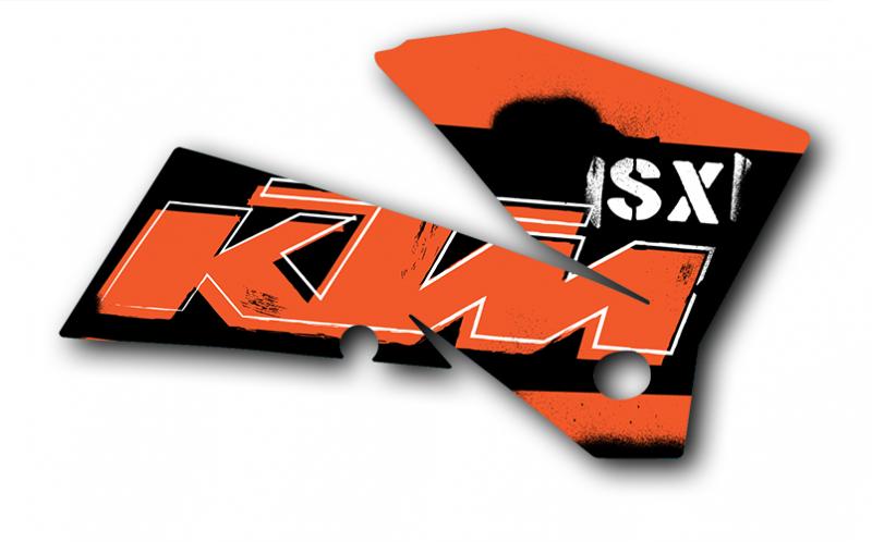 Kylvingsdekal till SXF och EXC 2005-07 i originalstil