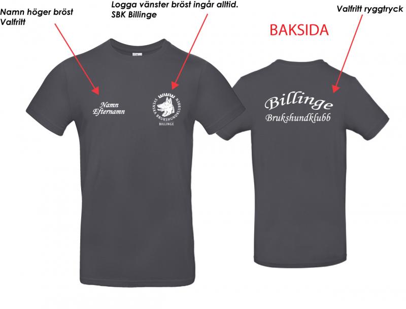 T-shirt Billinge Brukshundklubb