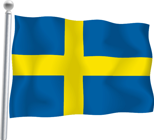 Nationsflagga-Sweden