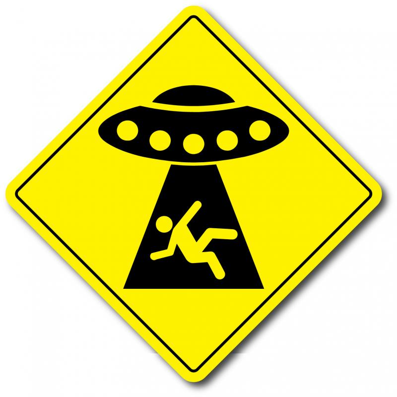 Varningsdekal UFO