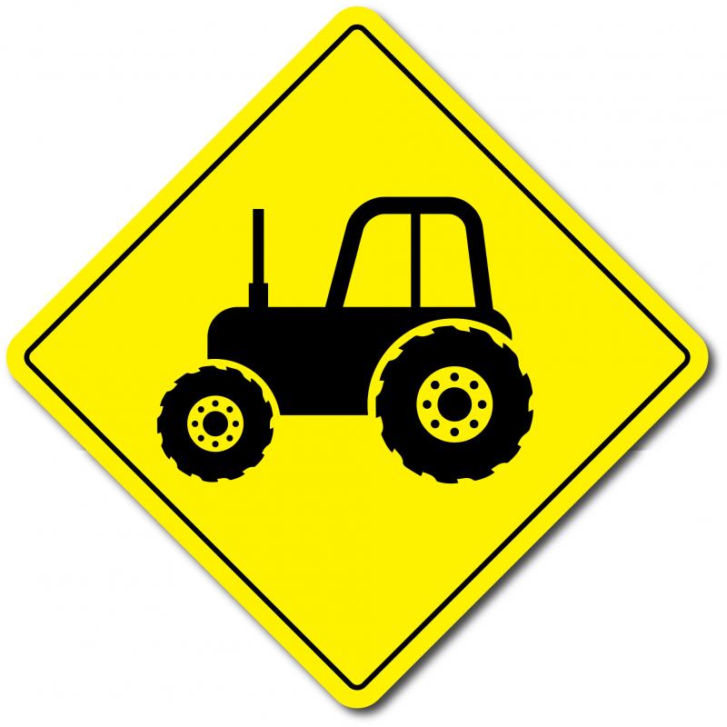 Skylt traktor