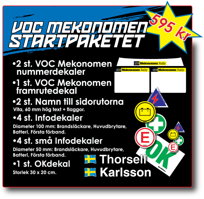 VOC Mekonomen Startpaket