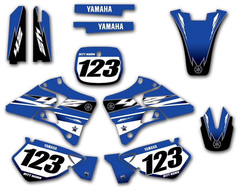 Yamaha komplett dekalkit anpassat till valfri modell. Classic Look.