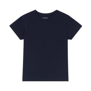 Juno SS T-shirt solid navy