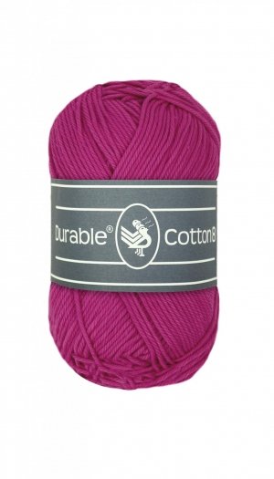 Durable Cotton 8 cerise