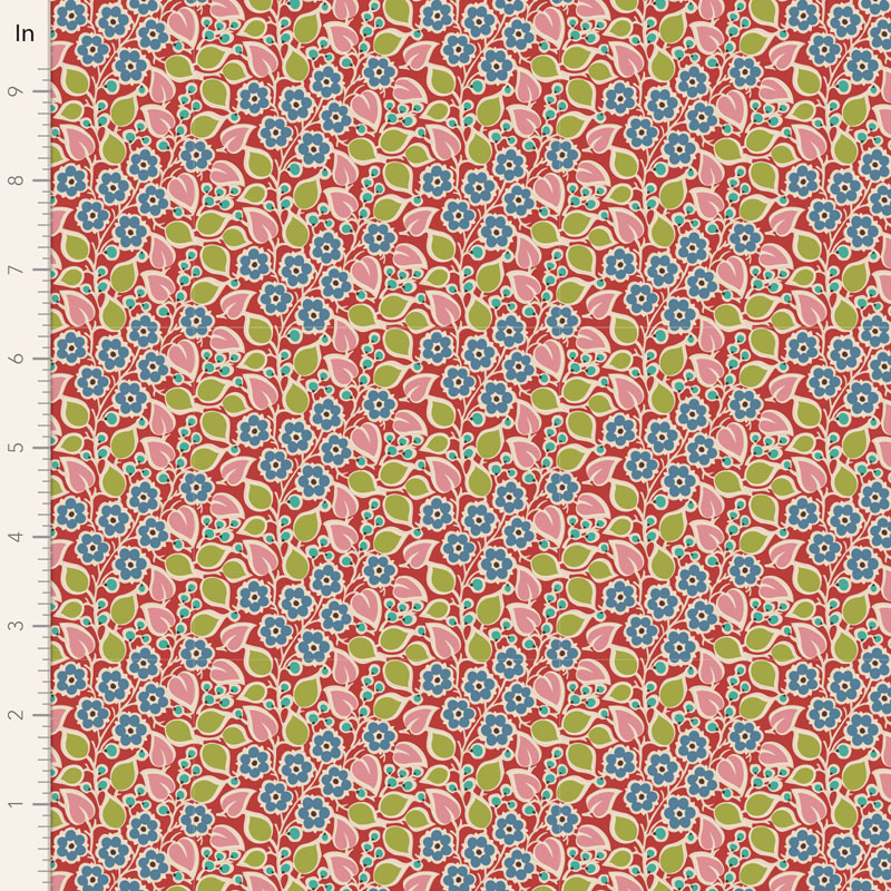 Tilda Pie in the sky TopsyTurvy Red