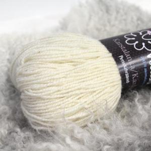 Kardgarn 180 tex x 2 naturvit