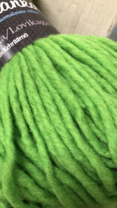 Hahtuvalanka lovikagarn 285 x 4 äppelgrön