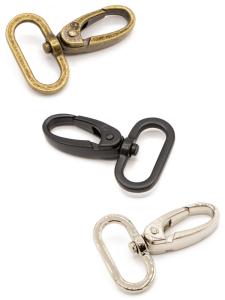 By Annie Swivel snap hook 2-pack silver 4 cm