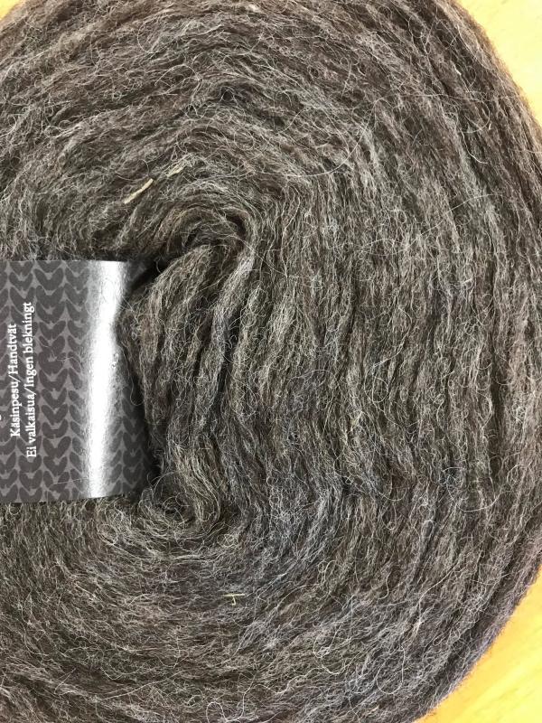 Förgarn - Ulltopsgarn mörkgrå ca 140 gram