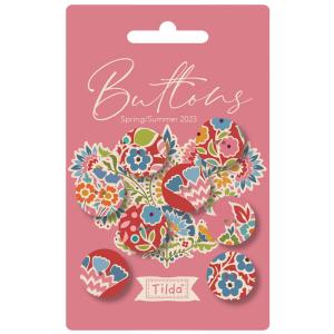 Tilda Pie in the Sky knappar 18 mm 8 stycken