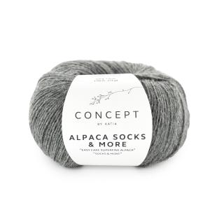 Alpaca Socks & More 306 mörkgrå