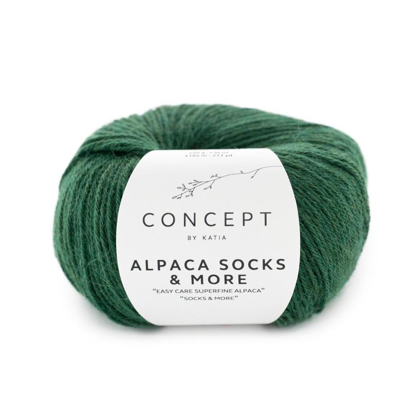 Alpaca Socks & More 315 skogsgrön