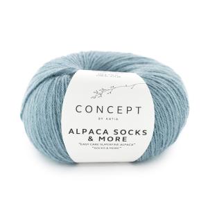 Alpaca Socks & More 323 ljus jeansblå