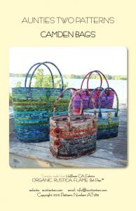 Aunties Two Patterns Camden Bags väskmönster på engelska