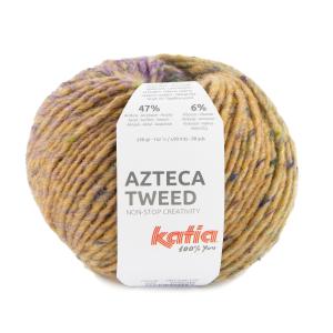 Azteca Tweed 303 lila-turkos-pastell orange