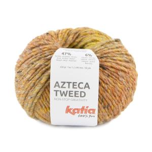 Azteca Tweed 305 kamel-grön-gulorange