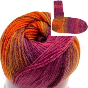 Blossom Fade 31 fuchia-orange-okra