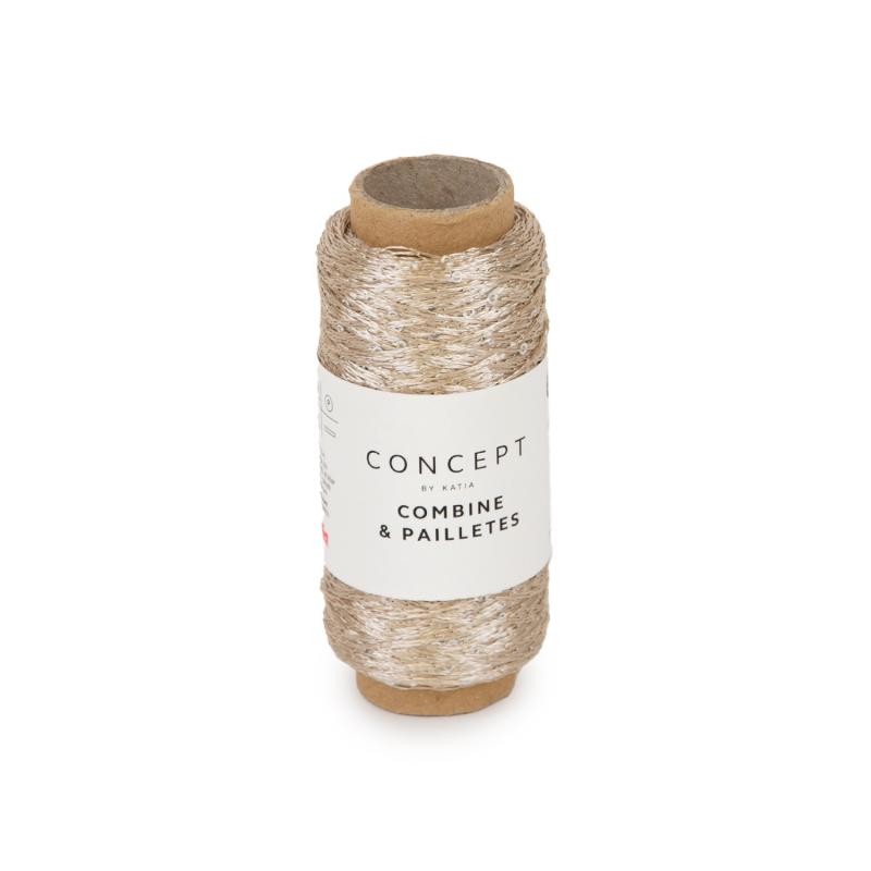 Combine & Paillettes 52 beige