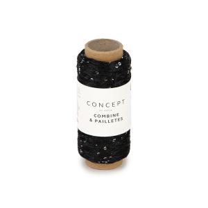 Combine & Paillettes 54 svart