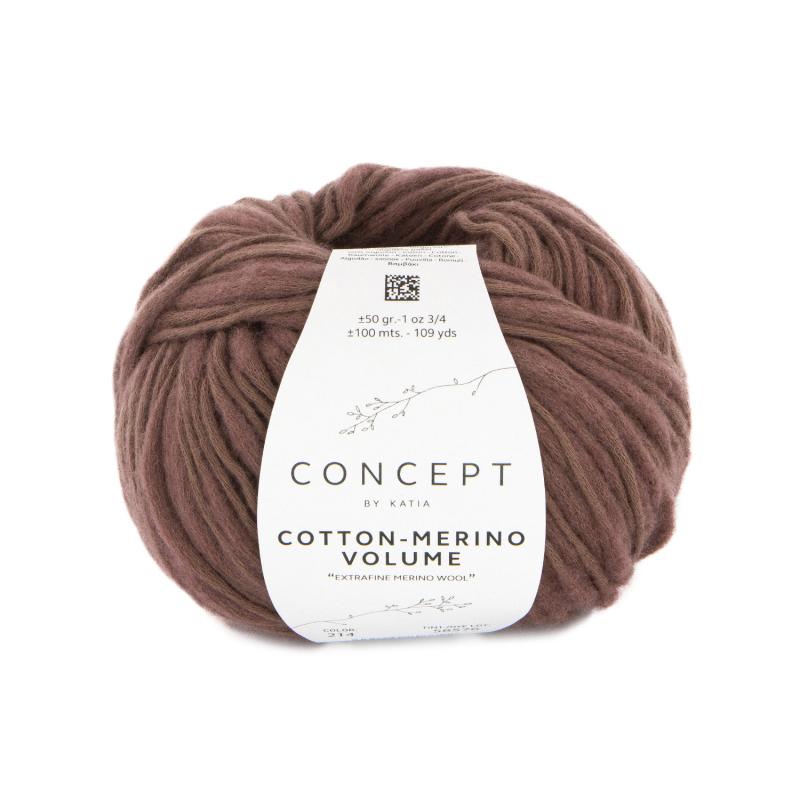 Cotton-Merino Volume 214 plommon