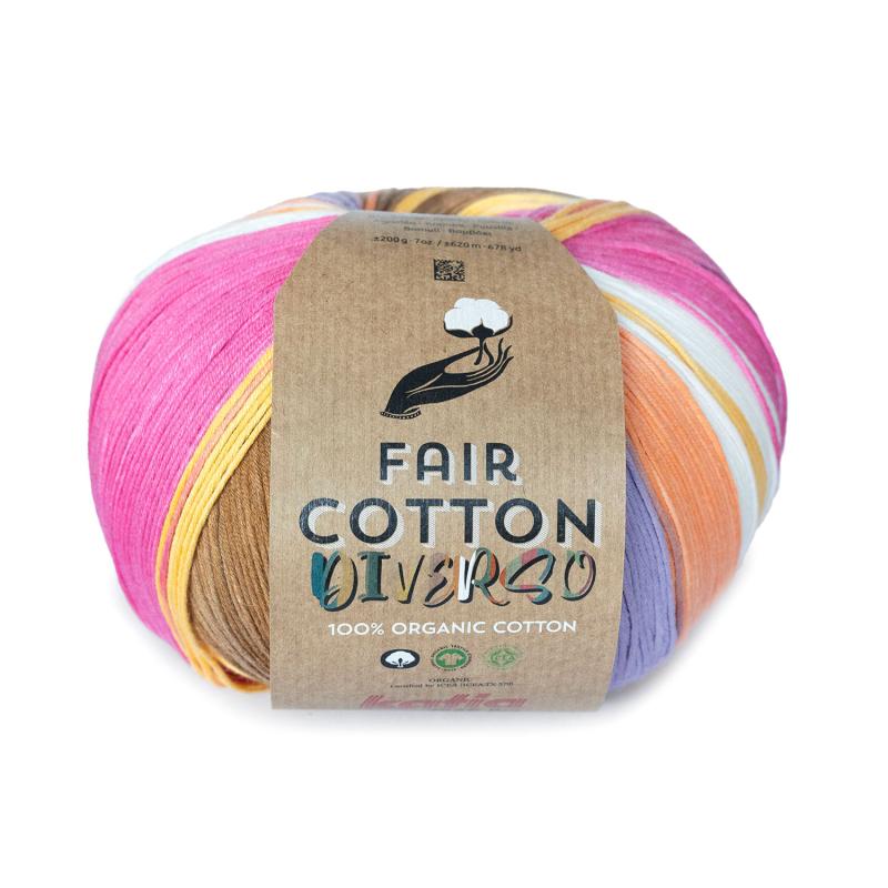 REA * Fair Cotton Diverso 401 gul-fuschia