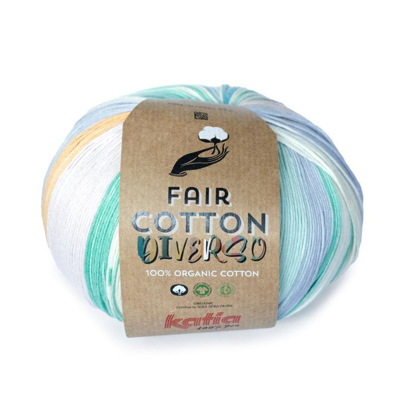 REA * Fair Cotton Diverso 402 grön-gul-blå