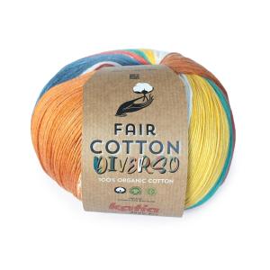 REA * Fair Cotton Diverso 404 koral-orange-grön