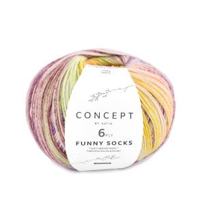 Utgår * Funny socks 153 svarta vinbär-citrongul-pistasch