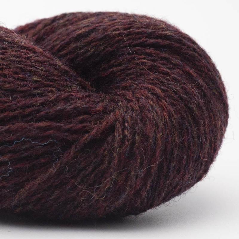 Bio Shetland GOTS dark brownish purple