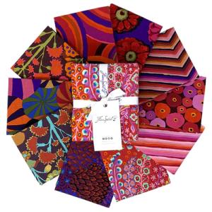 Free Spirit Kaffe: 85 & Fabulous Crimson Half Yard Bundle