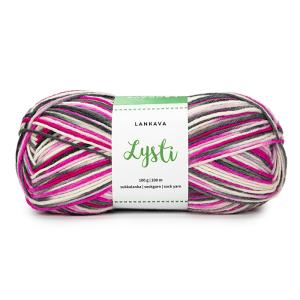 Lysti sockgarn print 6000 snökörsbär