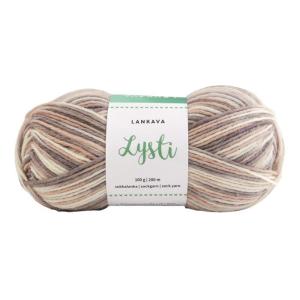 Lysti sockgarn print 6009 dun