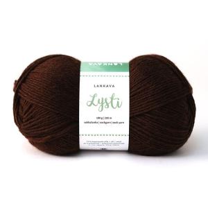 Lysti sockgarn 868 kaffe