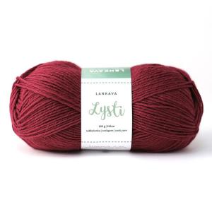 Lysti sockgarn 876 rödbeta