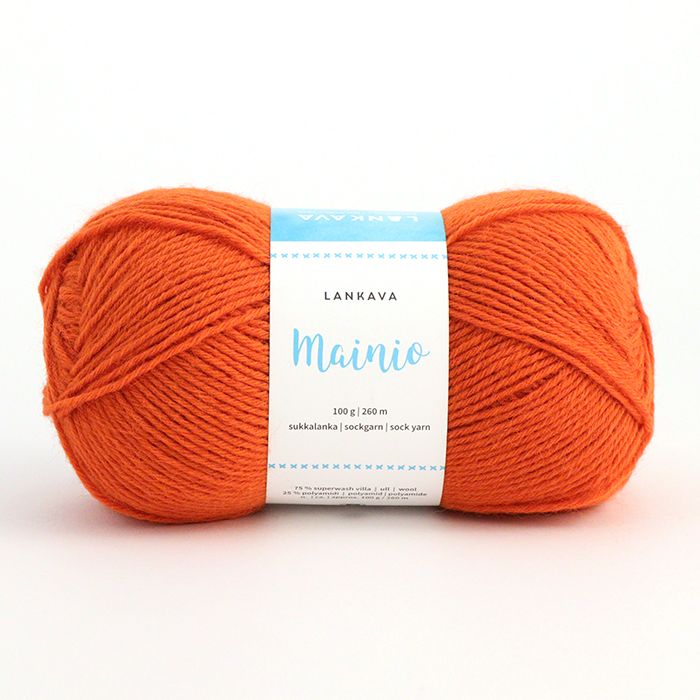 Mainio sockgarn 666 saffran