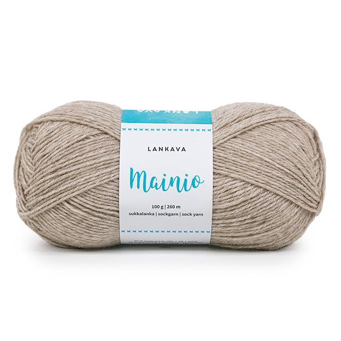 Mainio sockgarn greige