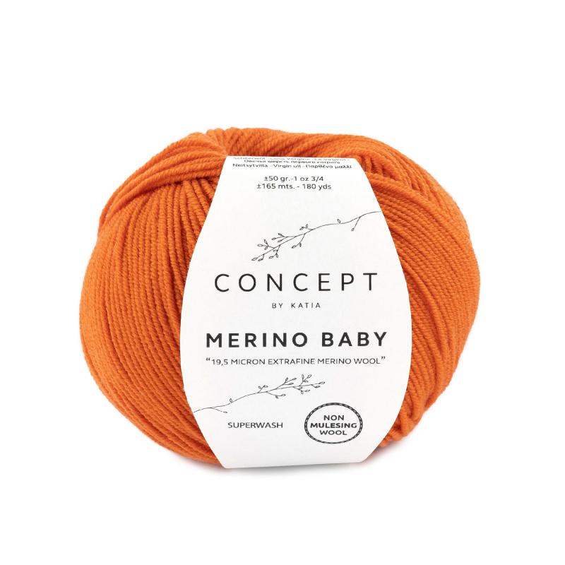 Merino Baby 49 orange