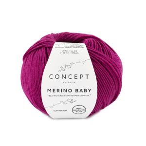 Merino Baby 61 mörk fuchsia