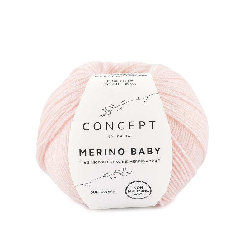 Merino Baby 7 ljusrosa