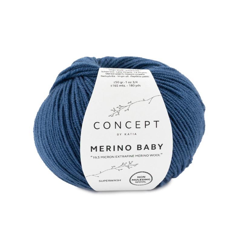 Merino Baby 84 nattblå