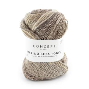Merino Seta Tones 100 beige-grå-brun