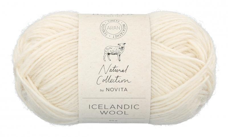 Icelandic Wool naturvit