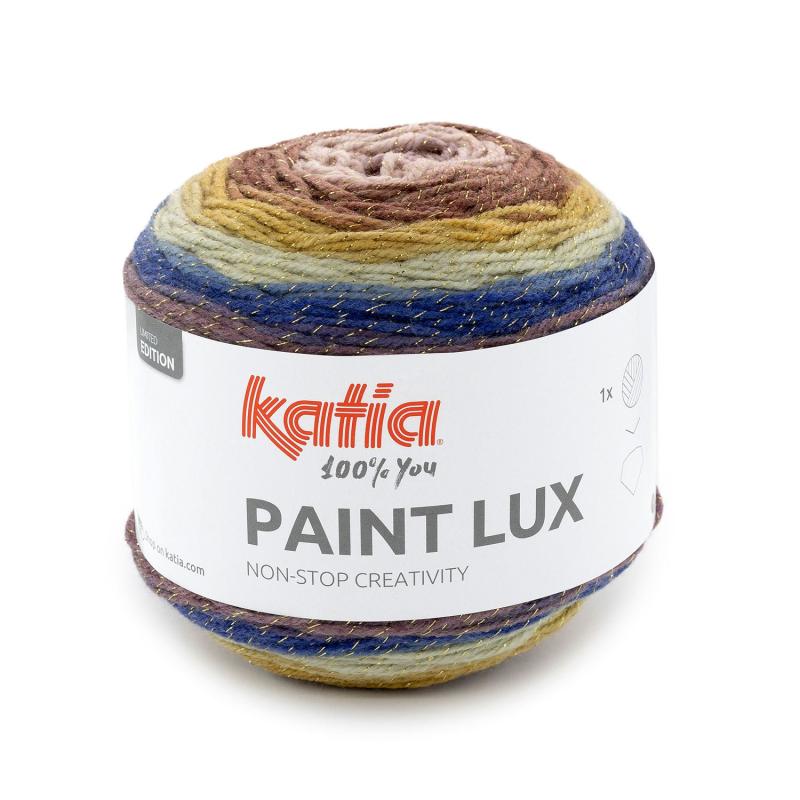 Utgår * Paint Lux 100 lila-senap-mörkblå