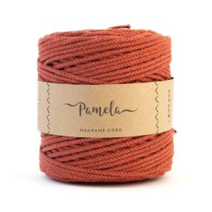 Pamela snörgarn terrakotta