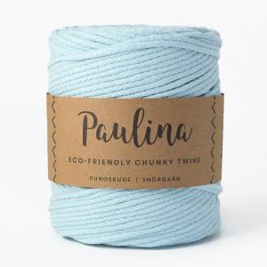 Paulina snörgarn isblå