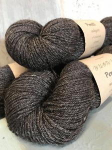 Pentti sockgarn mörkgrå
