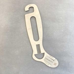 Justerbar sockblockare av björkfaner strl 36-45 L lång skaft