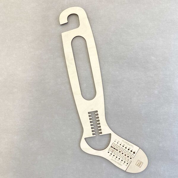 Justerbar sockblockare av björkfaner strl 36-45 M lång skaft