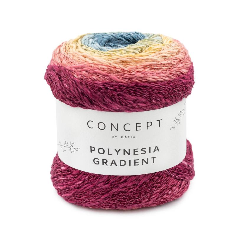 Polynesia Gradient 303 läppstift-pastellig gul-blå